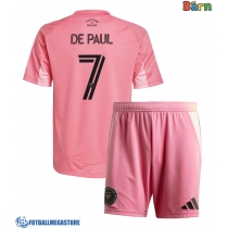 Fotballdrakt Barn Inter Miami Rodrigo De Paul #7 Hjemmedraktsett 2025-26 Kortermet (+ Korte bukser)